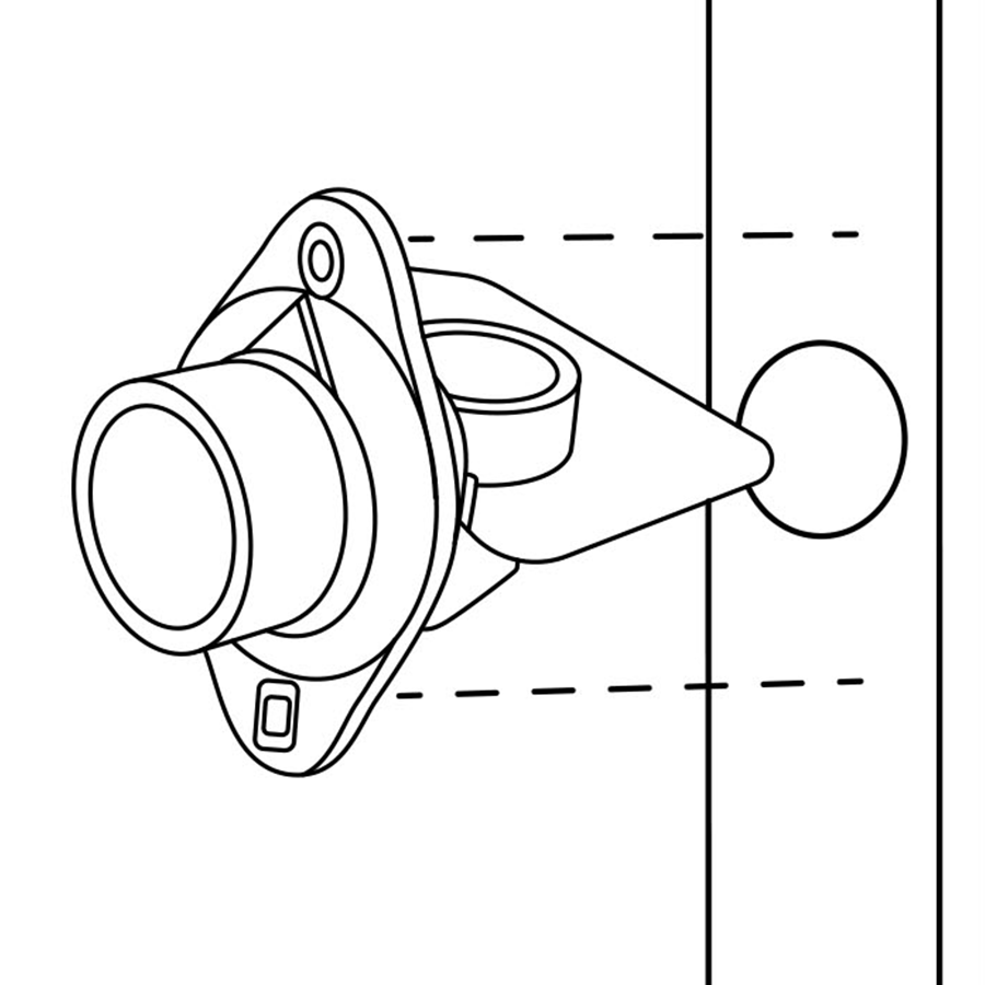 Round Downpipe Rain Diverter (60–80mm)